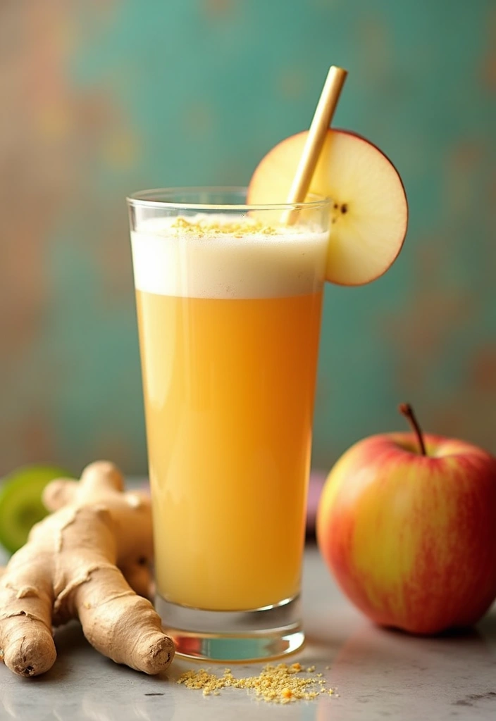25 Apple Juice Smoothie Recipes Kid Friendly and Healthy 12. Apple Ginger Zing Smoothie