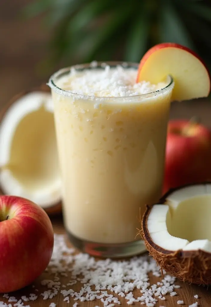 25 Apple Juice Smoothie Recipes Kid Friendly and Healthy 15. Apple Coconut Smoothie