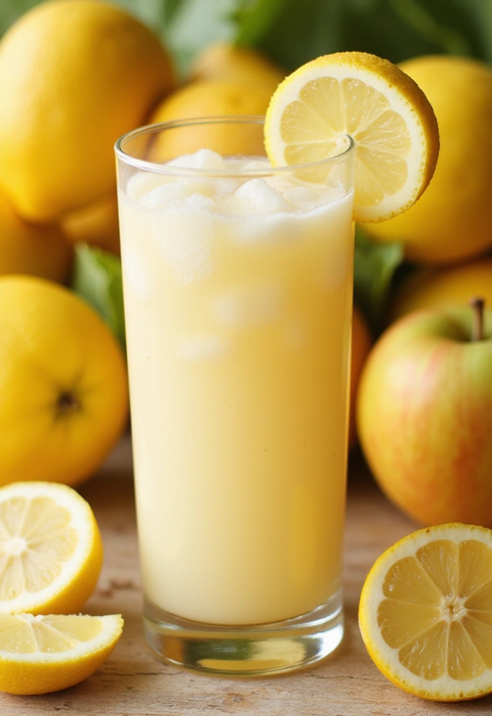25 Apple Juice Smoothie Recipes Kid Friendly and Healthy 16. Apple Lemonade Smoothie