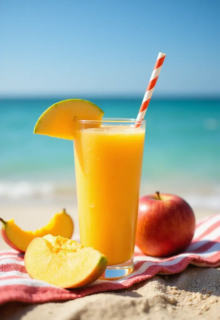 25 Apple Juice Smoothie Recipes Kid Friendly and Healthy 4. Tropical Apple Mango Smoothie
