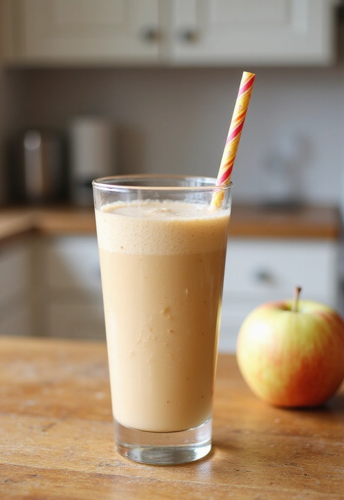 25 Apple Juice Smoothie Recipes Kid Friendly and Healthy 5. Peanut Butter Apple Smoothie