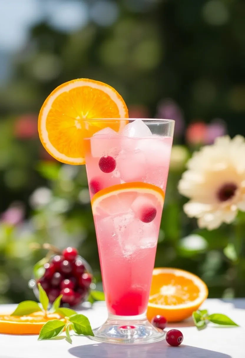 25 Cocktail Recipes with Cranberry Juice Refreshing and Easy 10. Cranberry Orange Spritzer