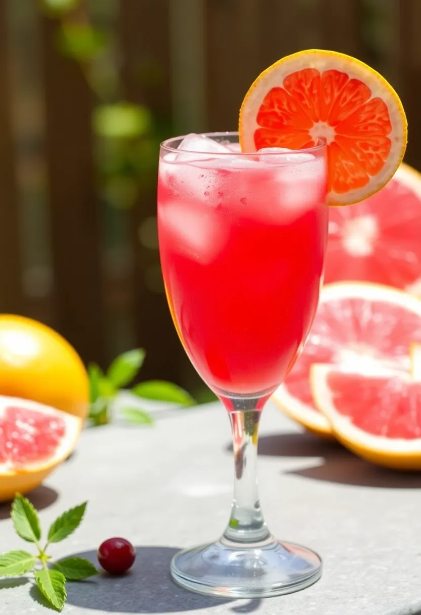 25 Cocktail Recipes with Cranberry Juice Refreshing and Easy 11. Grapefruit Cranberry Cooler