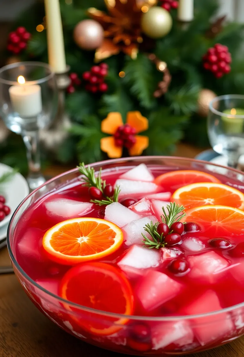 25 Cocktail Recipes with Cranberry Juice Refreshing and Easy 7. Holiday Cranberry Punch