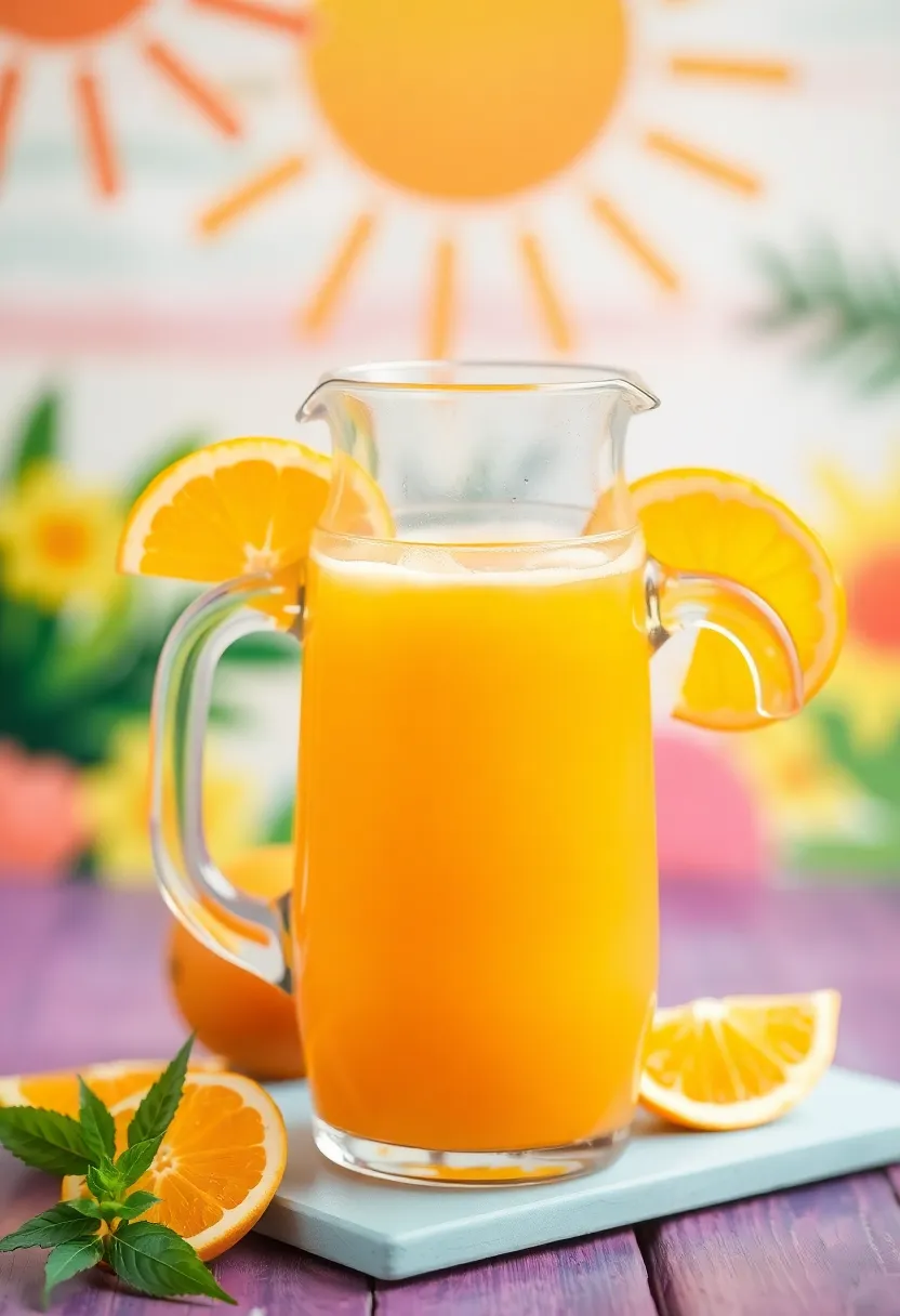 25 Delicious Juice Punch Recipes for Family Fun 11. Orange Mango Cooler