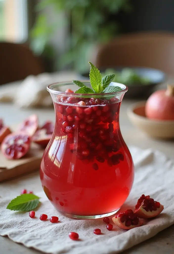 25 Delicious Juice Punch Recipes for Family Fun 12. Pomegranate Sparkler