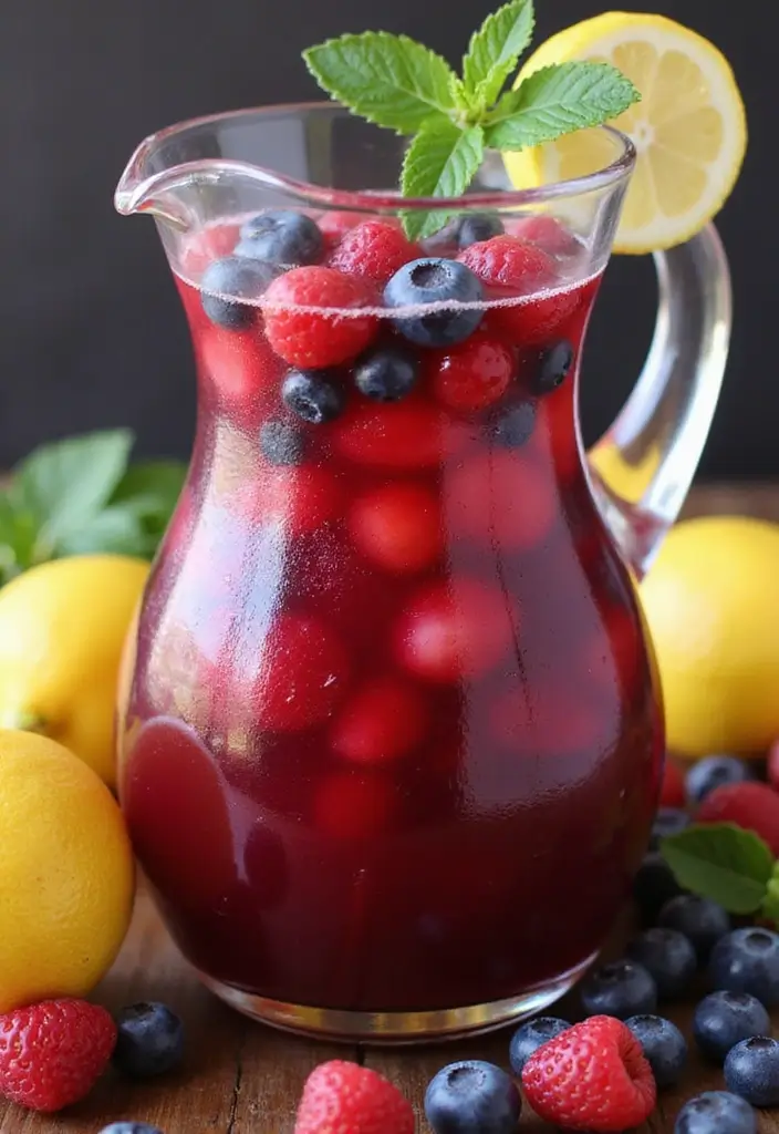 25 Delicious Juice Punch Recipes for Family Fun 2. Berry Blast Punch