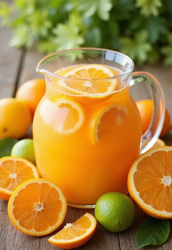 25 Delicious Juice Punch Recipes for Family Fun 3. Citrus Cooler Punch