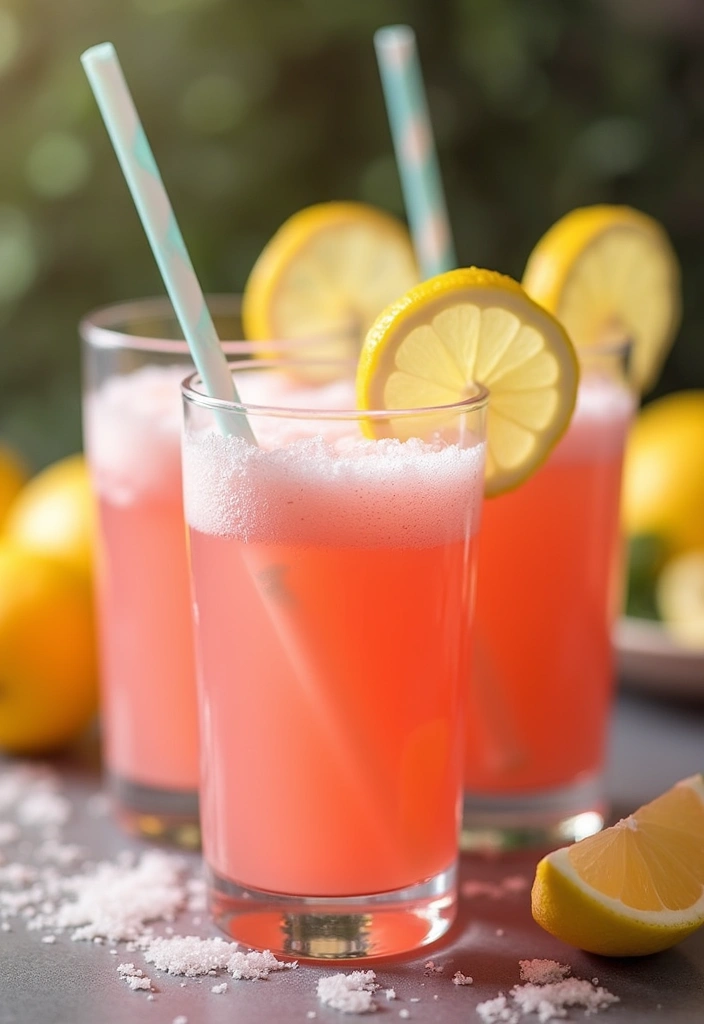 25 Delicious Juice Punch Recipes for Family Fun 9. Fizzy Pink Lemonade Punch