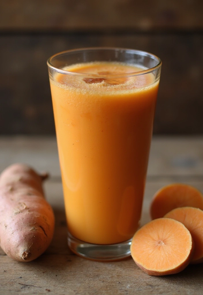 25 Easy Juice Recipes for Beginners to Start Today - 14. Sweet Potato Juice