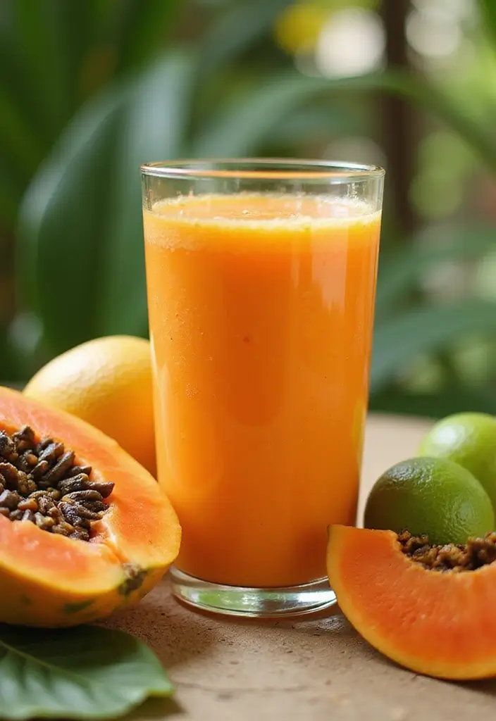 25 Easy Juice Recipes for Beginners to Start Today - 15. Papaya Juice
