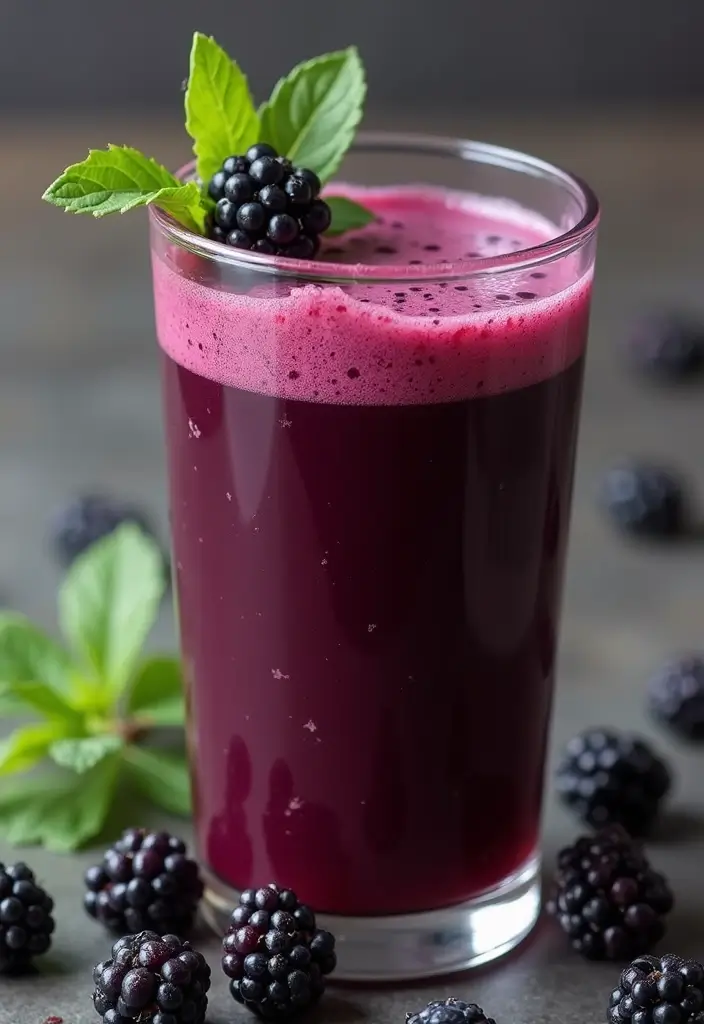 25 Easy Juice Recipes for Beginners to Start Today - 17. Blackberry Juice