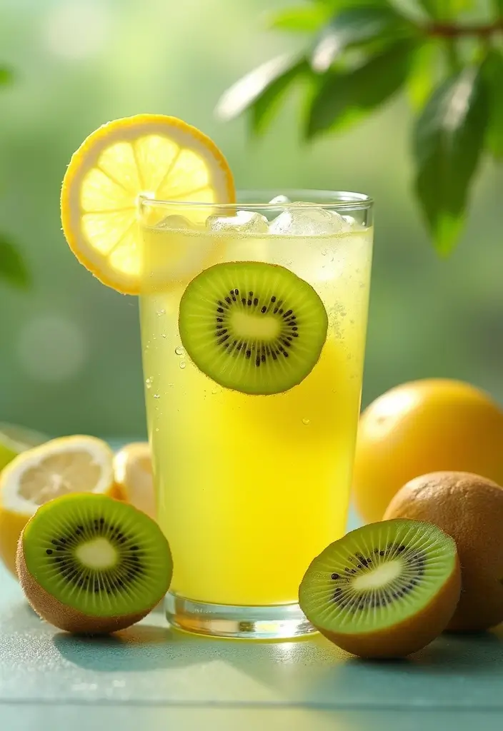25 Easy Juice Recipes for Beginners to Start Today - 18. Kiwi Lemonade