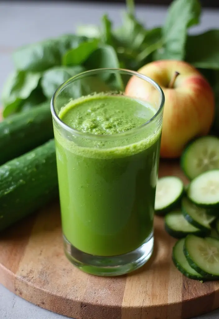 25 Easy Juice Recipes for Beginners to Start Today - 2. Green Detox Juice