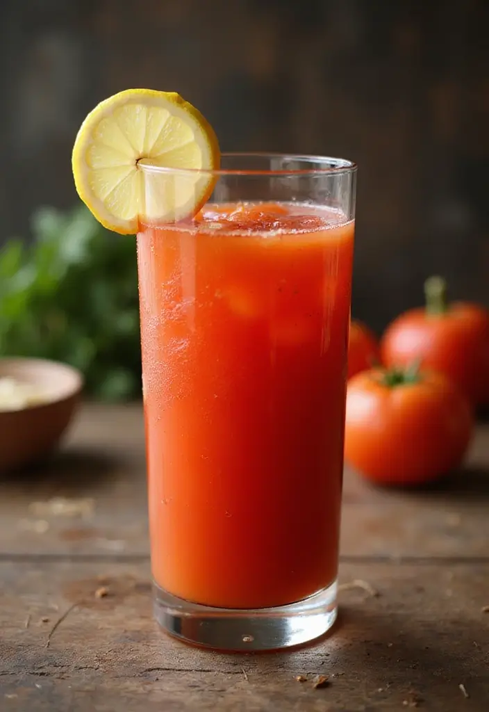 25 Easy Juice Recipes for Beginners to Start Today - 20. Tomato Juice