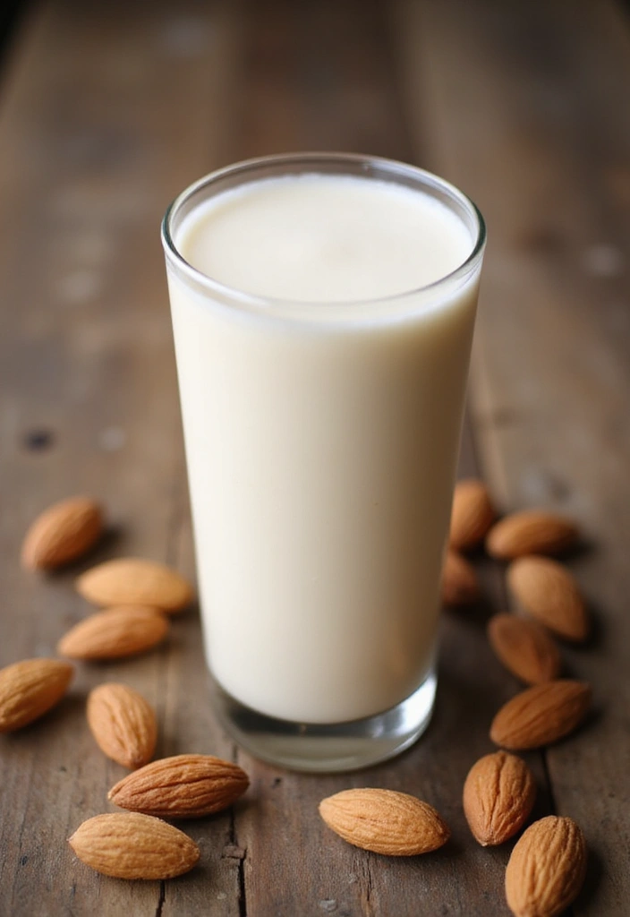 25 Easy Juice Recipes for Beginners to Start Today - 24. Almond Milk Juice