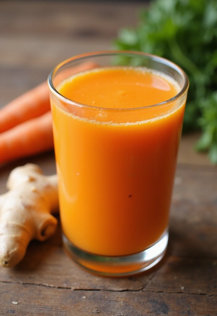 25 Easy Juice Recipes for Beginners to Start Today - 3. Carrot Ginger Juice