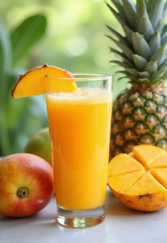 25 Easy Juice Recipes for Beginners to Start Today - 8. Tropical Fruit Juice