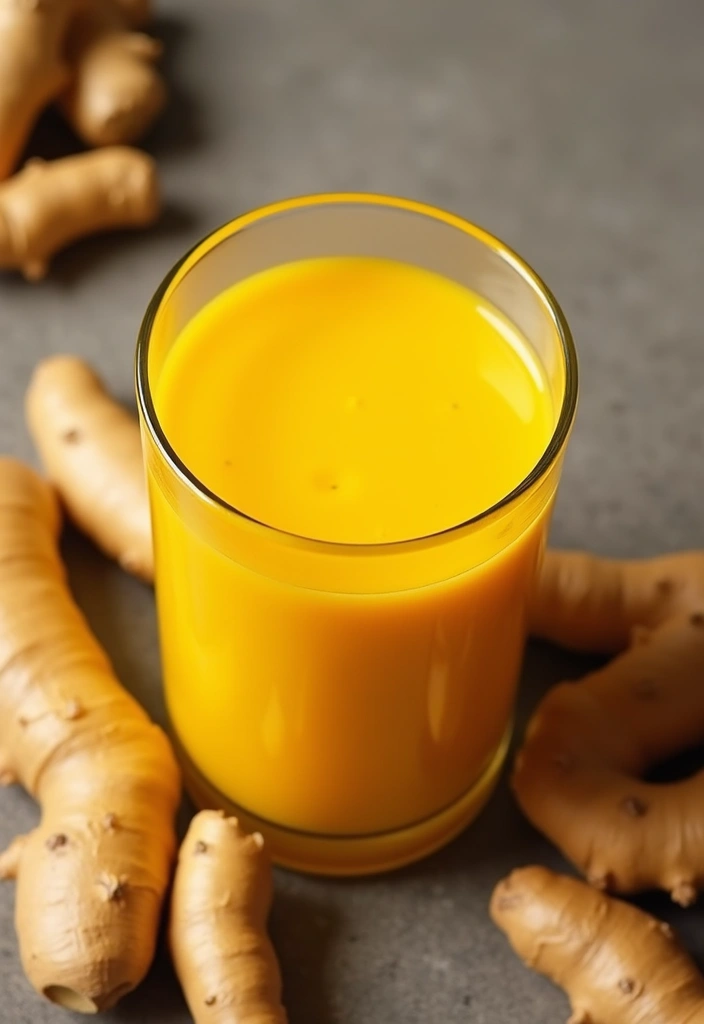 25 Healthy Juice Recipes Immune System Approved - 14. Anti-Inflammatory Turmeric Juice