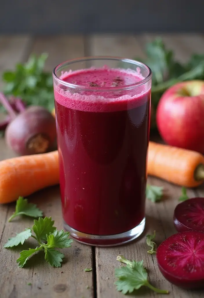 25 Healthy Juice Recipes Immune System Approved - 4. Beetroot Energy Boost