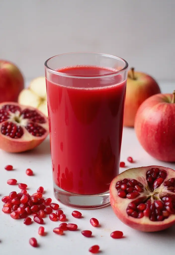 25 Healthy Juice Recipes Immune System Approved - 9. Pomegranate Power Juice