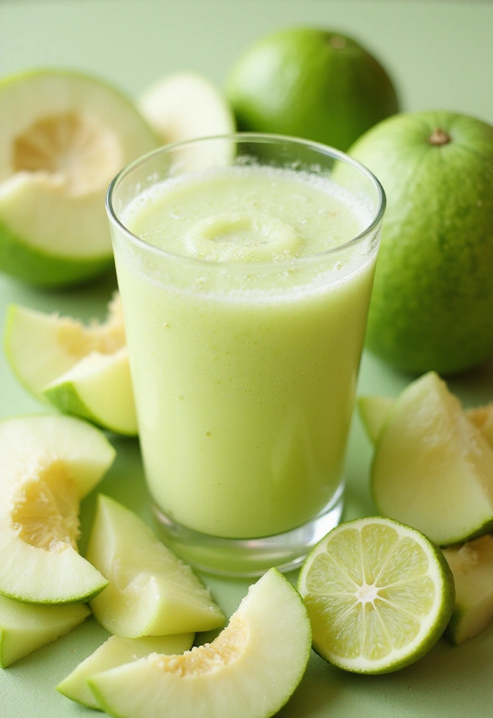 25 High Blood Pressure Juice Recipes That Help Naturally 22. Honeydew Melon Juice