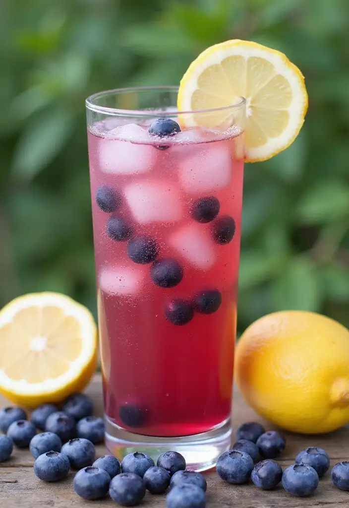 25 High Blood Pressure Juice Recipes That Help Naturally 23. Blueberry Ginger Lemonade