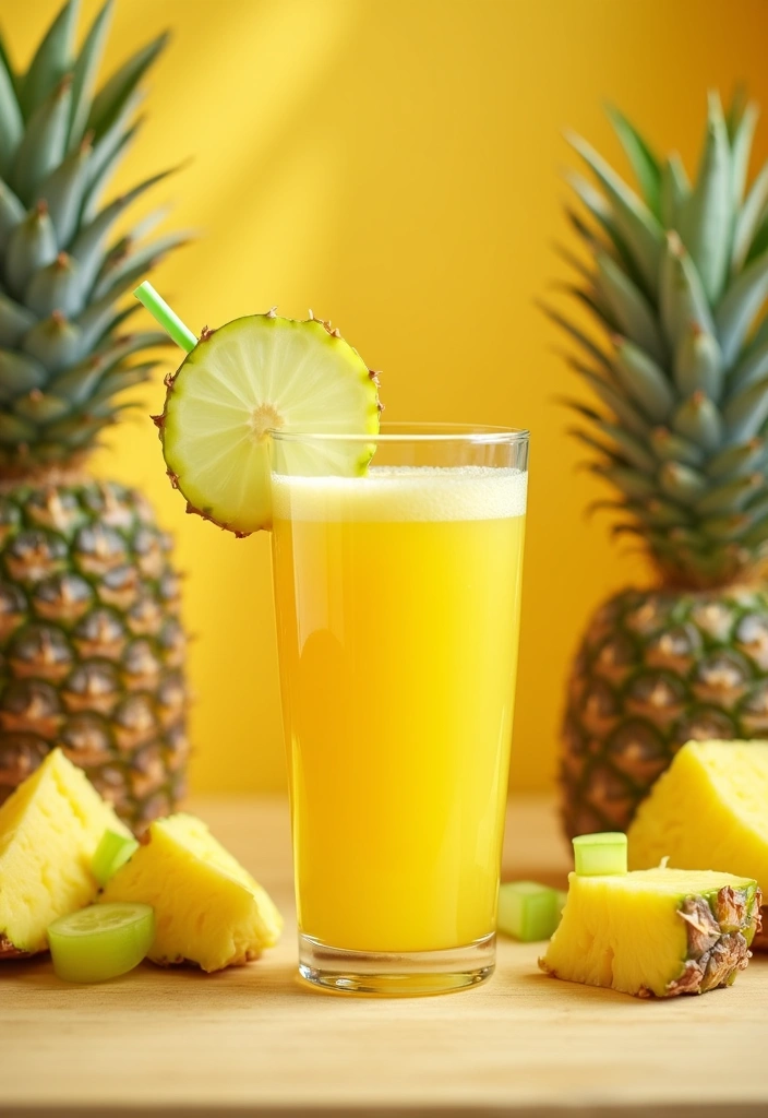 25 High Blood Pressure Juice Recipes That Help Naturally 3. Pineapple Power Juice