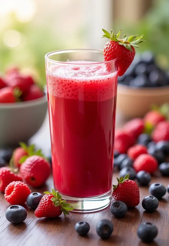 25 High Blood Pressure Juice Recipes That Help Naturally 6. Berry Boost Juice