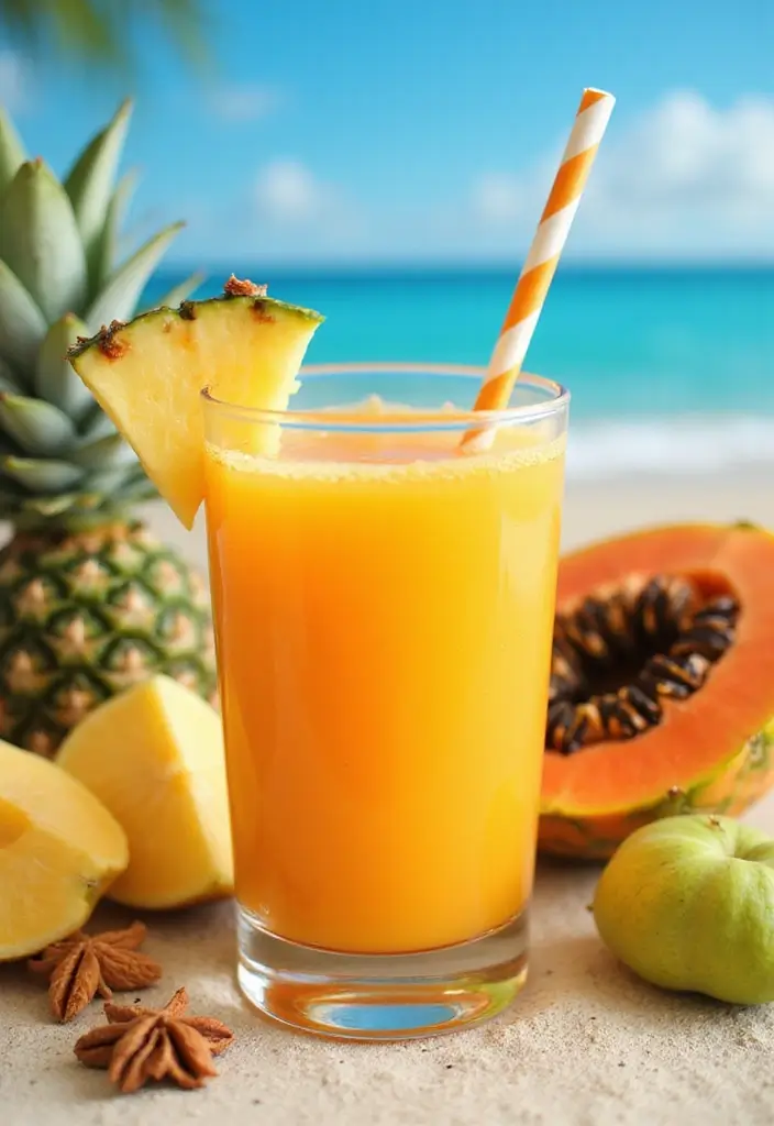 25 Hormone Balance Juice Recipes for Wellness - 4. Tropical Hormone Helper