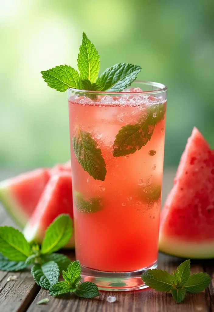 25 Hormone Balance Juice Recipes for Wellness - 8. Refreshing Mint Melon Juice