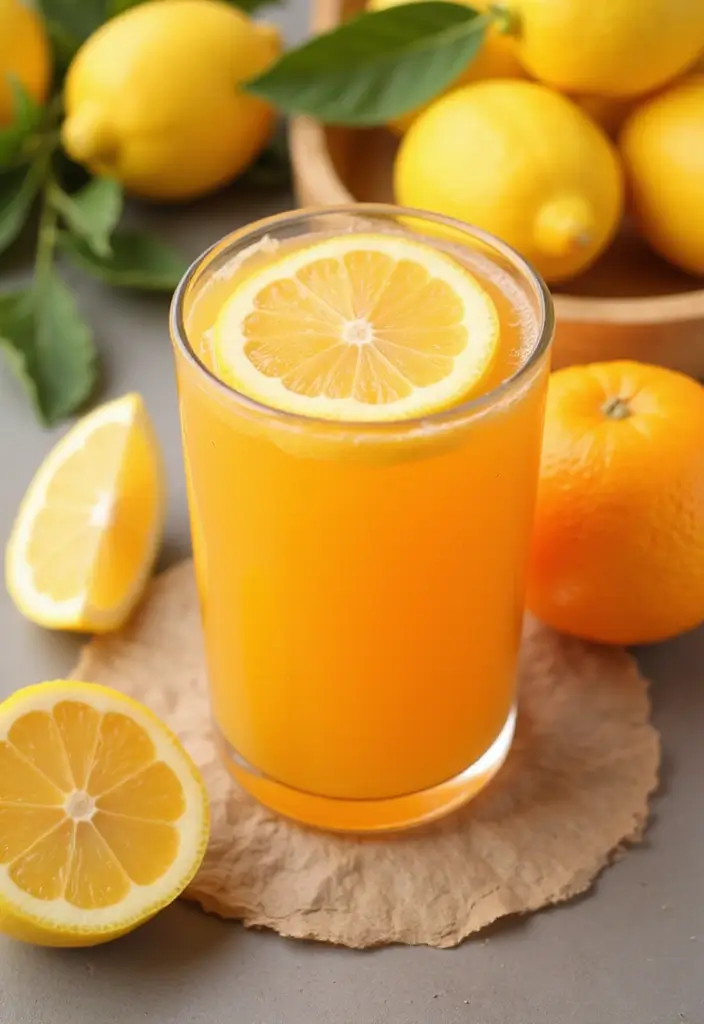 25 Hot Orange Juice Drink Recipes Cozy and Comforting 5. Hot Orange Lemonade
