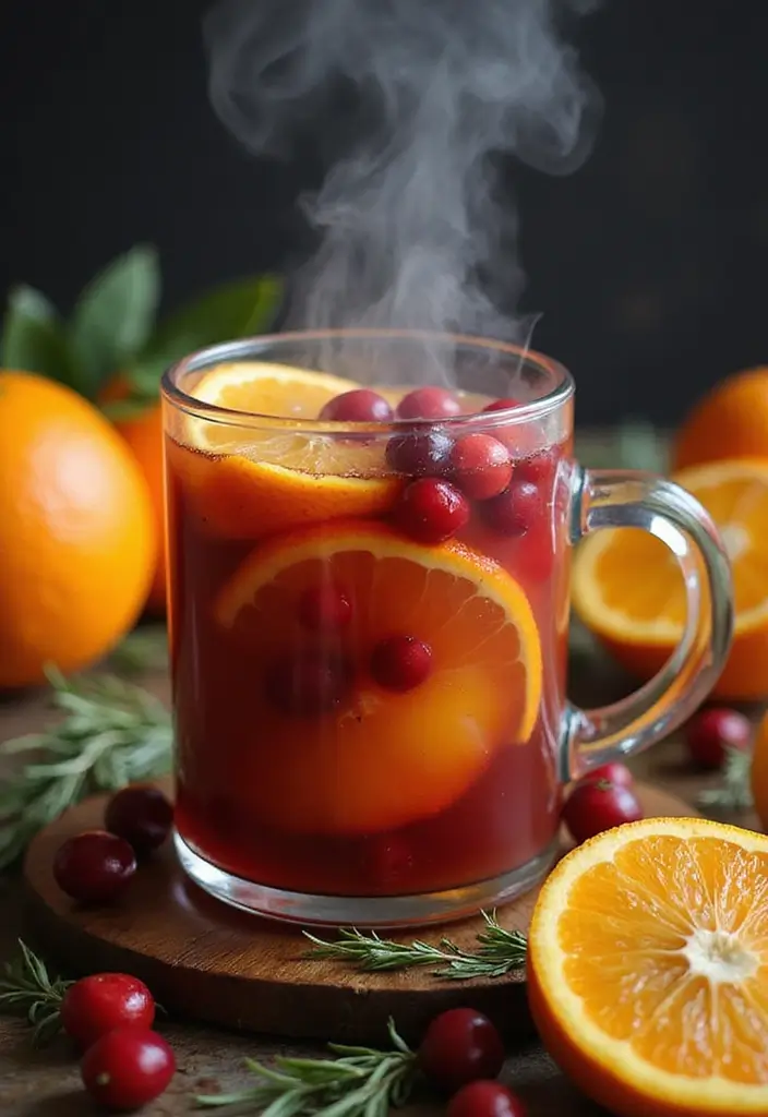 25 Hot Orange Juice Drink Recipes Cozy and Comforting 6. Orange and Cranberry Spice Mix
