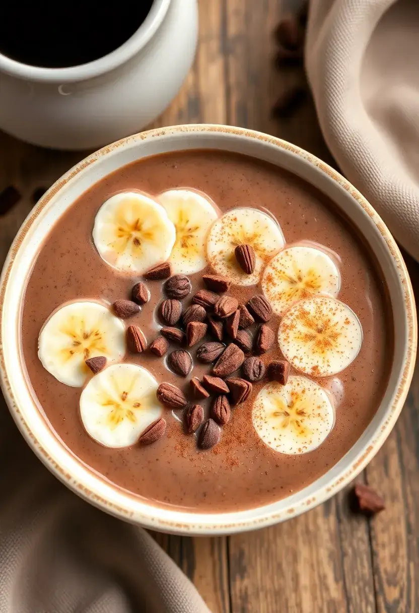 25 Juice Plus Complete Recipes to Boost Nutrition 10 25 Juice Plus Complete Recipes to Boost Nutrition - 10. Mocha Morning Smoothie Bowl