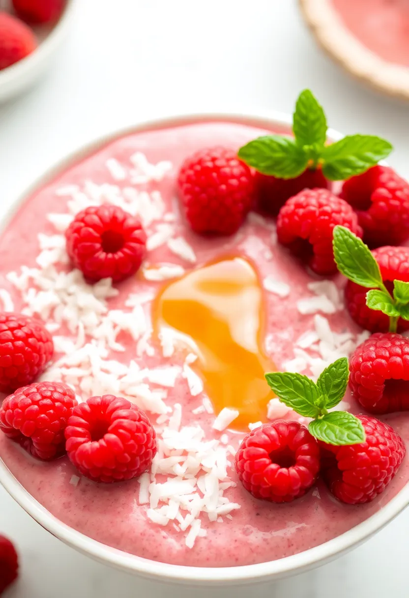 25 Juice Plus Complete Recipes to Boost Nutrition 19 25 Juice Plus Complete Recipes to Boost Nutrition - 19. Raspberry Coconut Smoothie Bowl