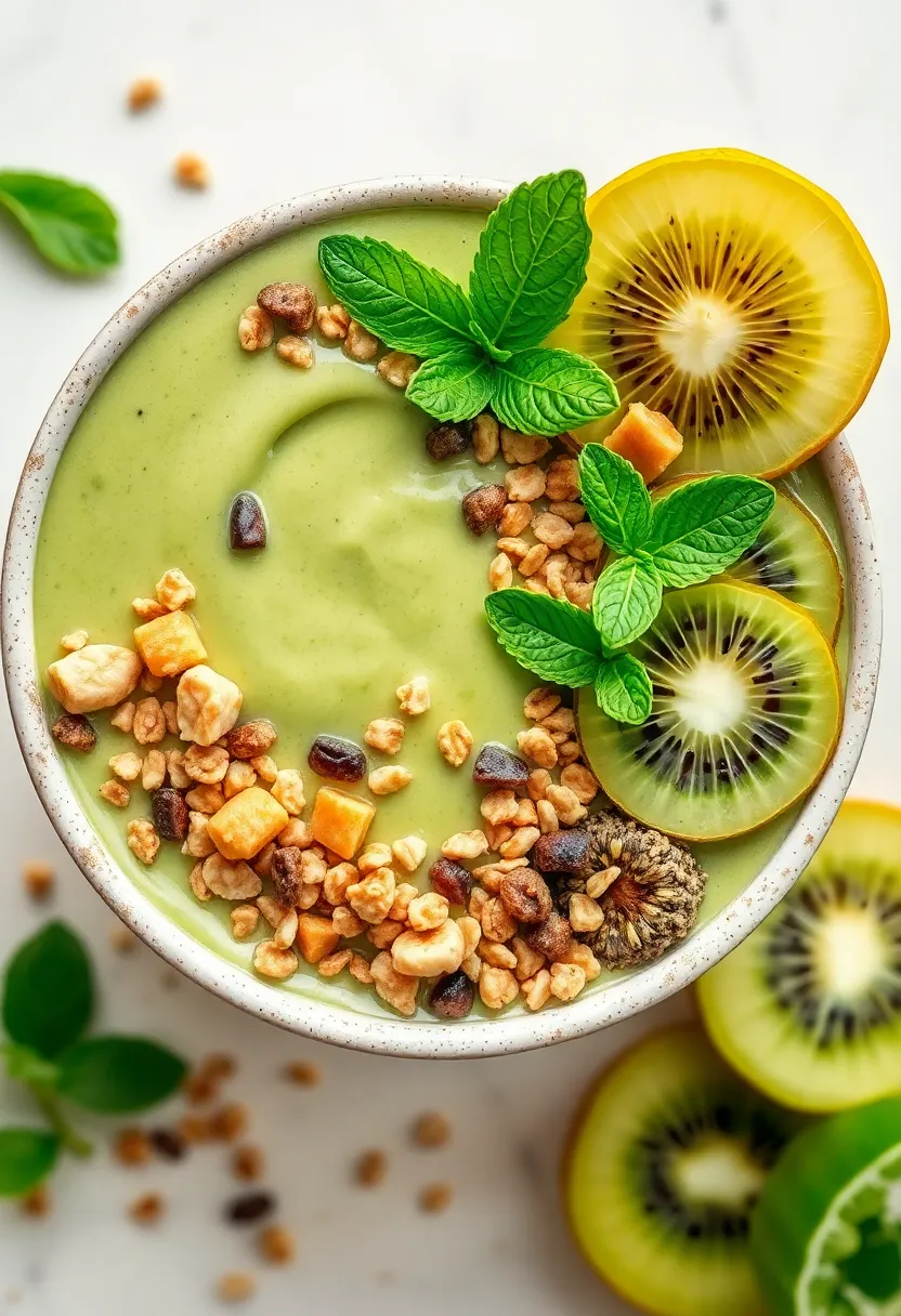 25 Juice Plus Complete Recipes to Boost Nutrition 20 25 Juice Plus Complete Recipes to Boost Nutrition - 20. Matcha Mint Smoothie Bowl