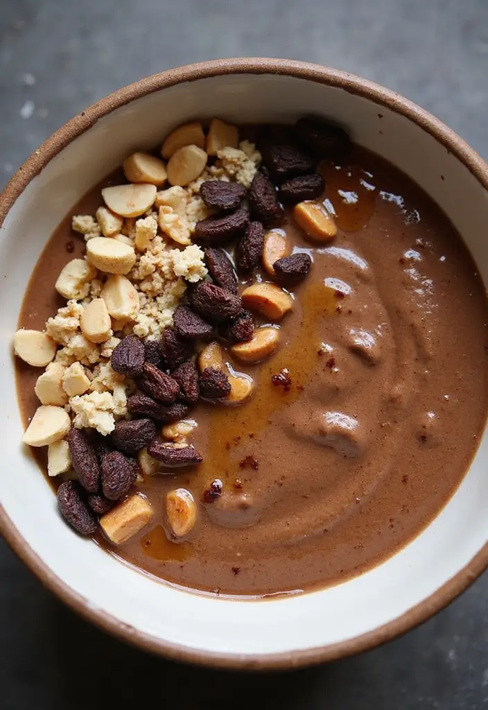 25 Juice Plus Complete Recipes to Boost Nutrition 3 25 Juice Plus Complete Recipes to Boost Nutrition - 3. Chocolate Peanut Butter Delight Bowl