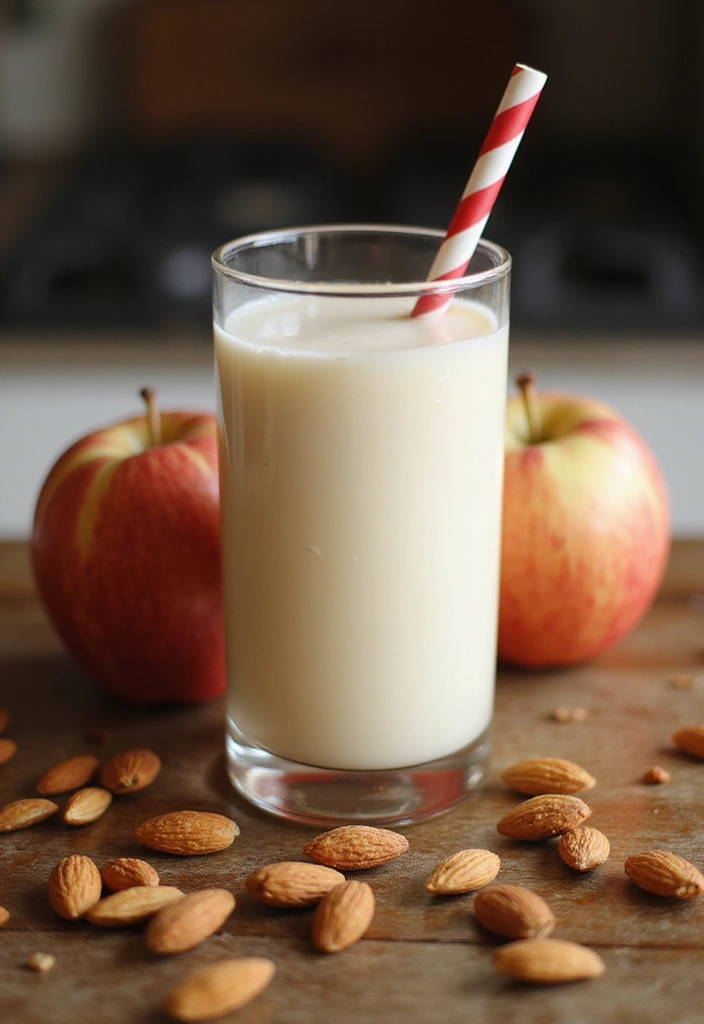 25 Juice Recipes with Apples Crisp and Delicious 18 25 Juice Recipes with Apples Crisp and Delicious - 18. Apple Almond Milk Juice