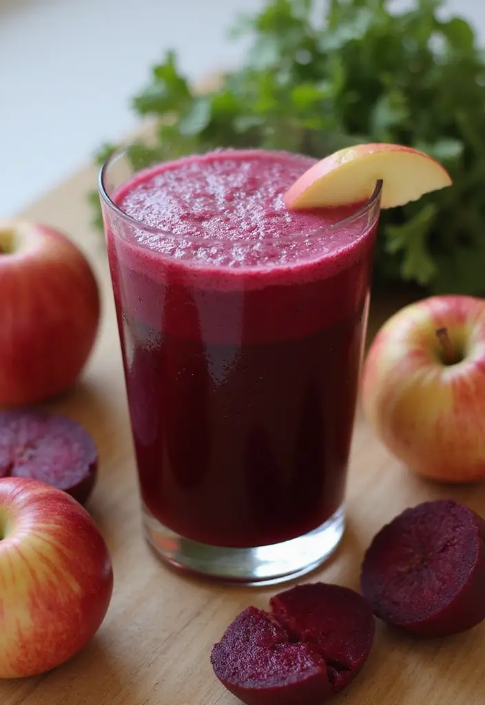 25 Juice Recipes with Apples Crisp and Delicious 7 25 Juice Recipes with Apples Crisp and Delicious - 7. Apple Beet Juice