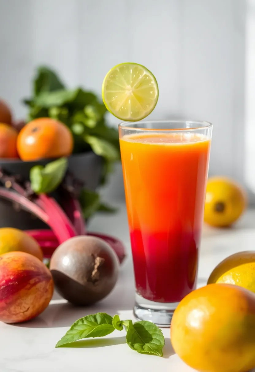 25 Juice Recipes with Beets: Colorful and Healthy - 18. Beet and Mango Juice