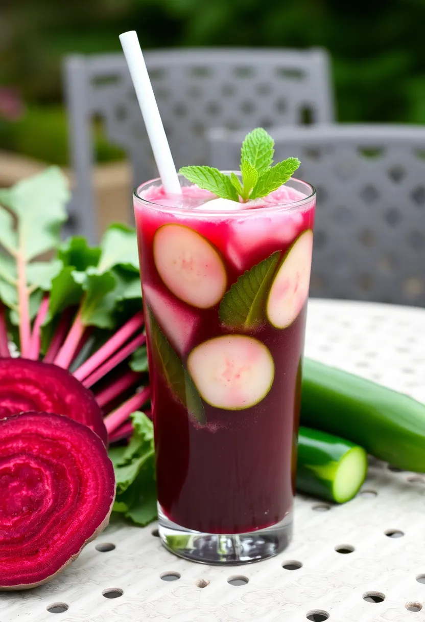 25 Juice Recipes with Beets: Colorful and Healthy - 8. Beet and Cucumber Refresher
