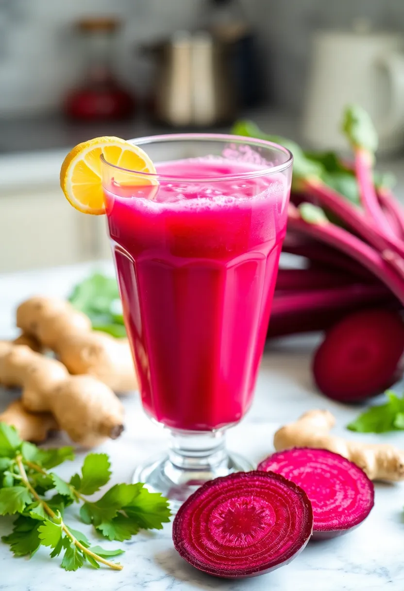 25 Juice Recipes with Beets: Colorful and Healthy - 9. Beet and Ginger Zing