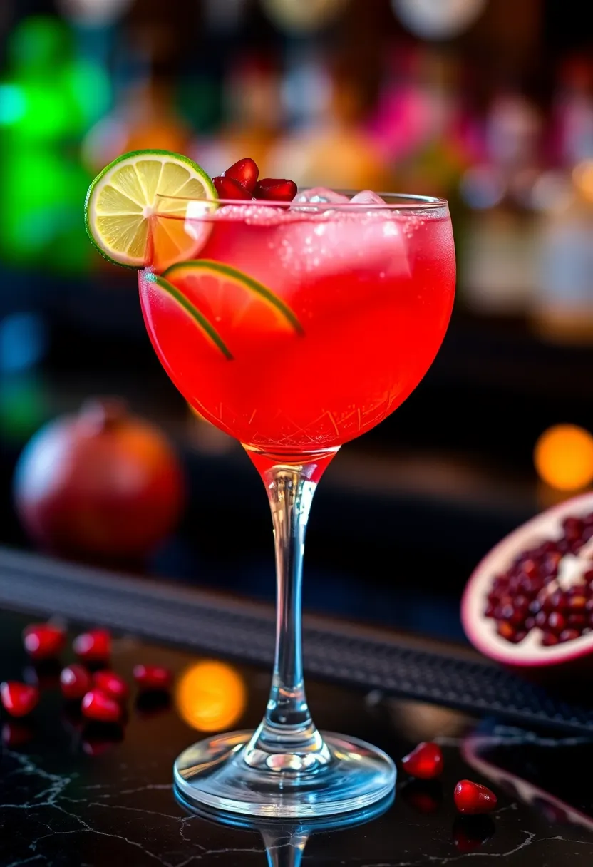 25 Recipes with Lime Juice Zesty and Refreshing 16. Lime and Pomegranate Cocktail