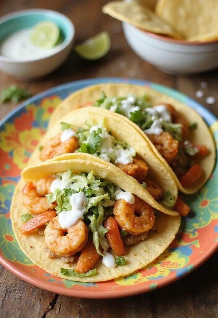 25 Recipes with Lime Juice Zesty and Refreshing 2. Zesty Lime Shrimp Tacos