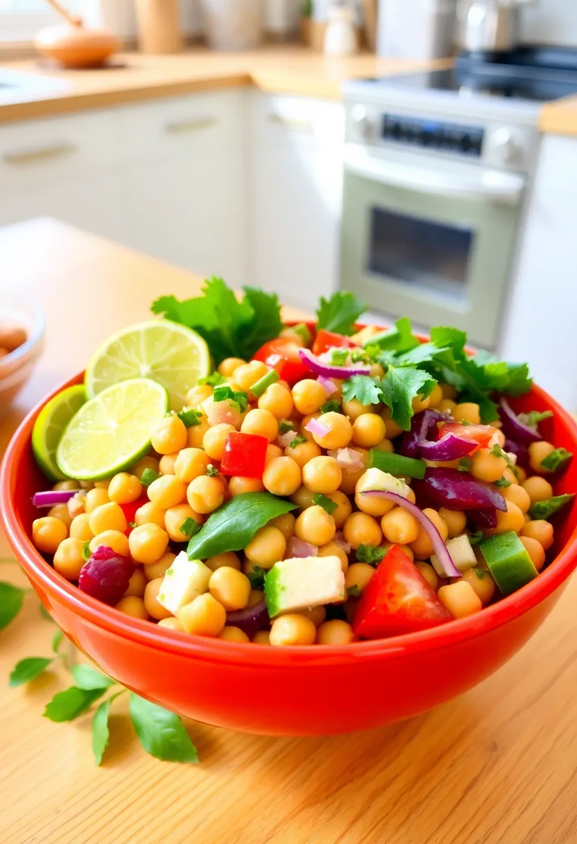 25 Recipes with Lime Juice Zesty and Refreshing 21. Lime and Chickpea Salad