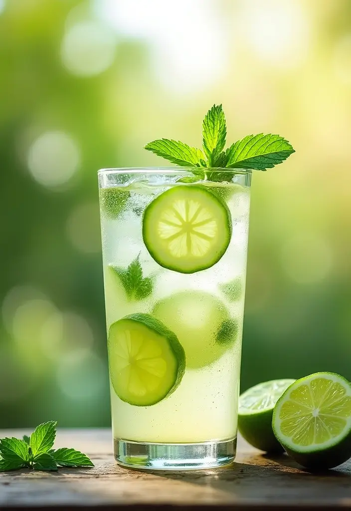 25 Recipes with Lime Juice Zesty and Refreshing 3. Refreshing Lime Cucumber Spritzer