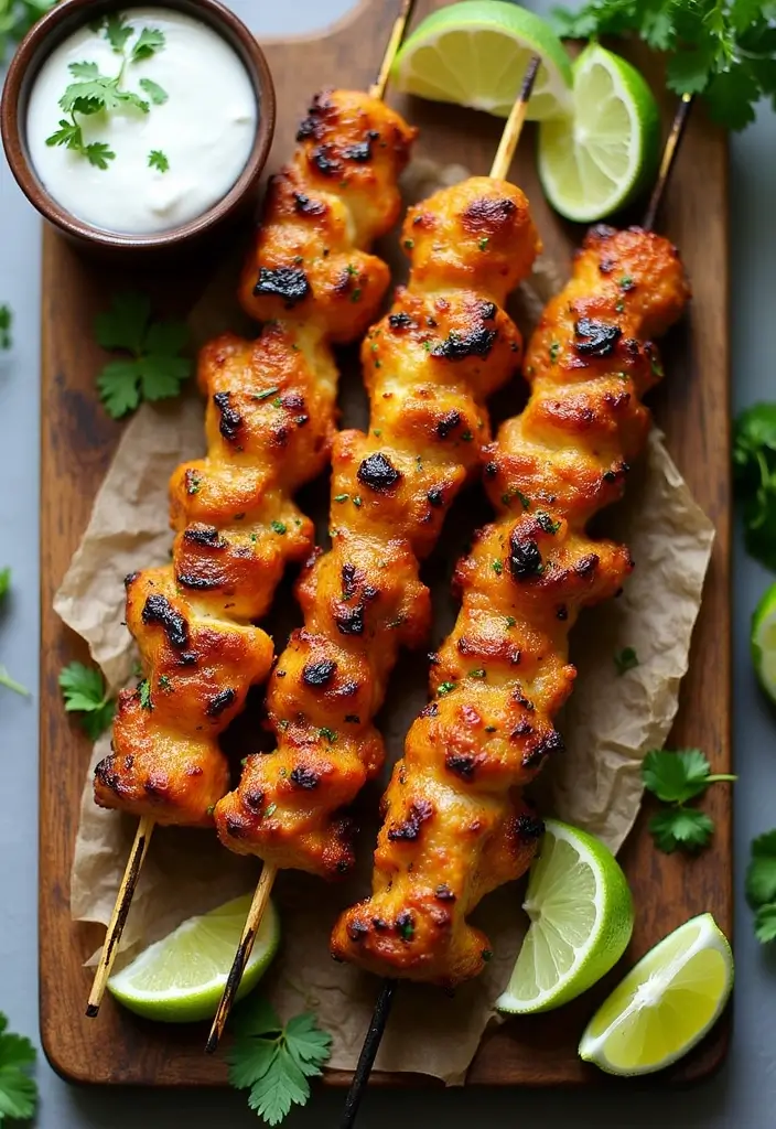 25 Recipes with Lime Juice Zesty and Refreshing 5. Spicy Lime Chicken Skewers