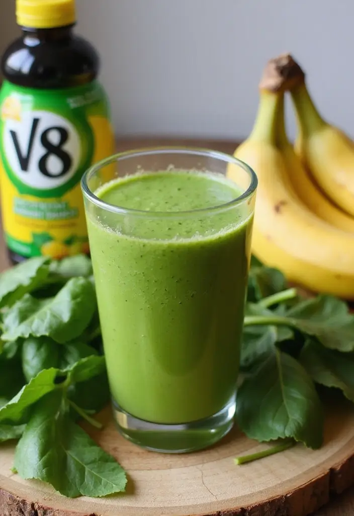25 Recipes with V8 Juice: Savory and Healthy - 1. V8 Veggie Smoothie