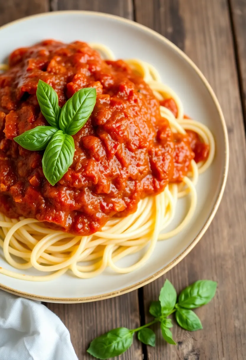 25 Recipes with V8 Juice: Savory and Healthy - 17. V8 Spaghetti Sauce