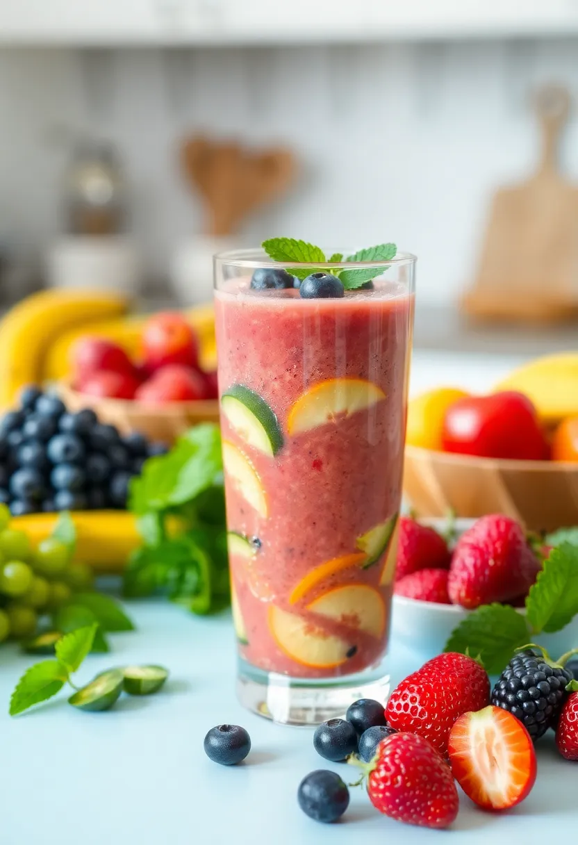 25 Recipes with V8 Juice: Savory and Healthy - 23. V8 Protein-Packed Smoothie
